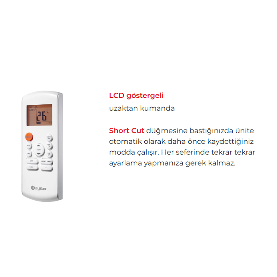 Duvar Tipi Klima - 12000 BTU - Görsel 4